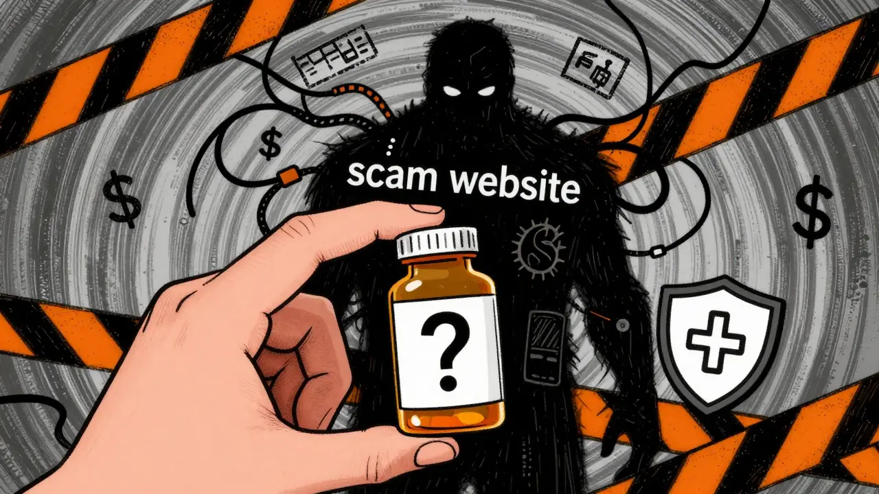 Surreal warning about fake meds vs safe telehealth options