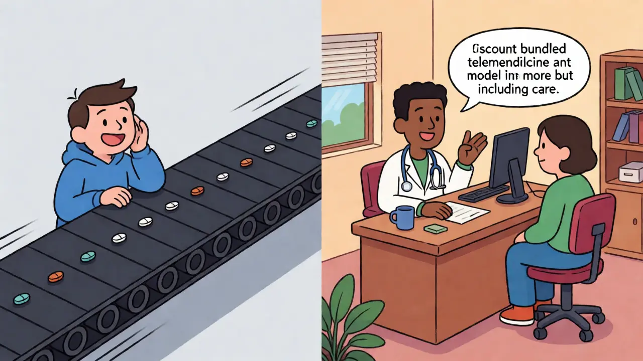 Comparison of discount coupons versus bundled telehealth services